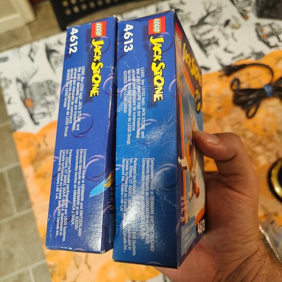 LEGO Jack Stone Super Glider 4612 Turbo Chopper 4613 Vehicle Sets Crewman - Picture 11 of 12